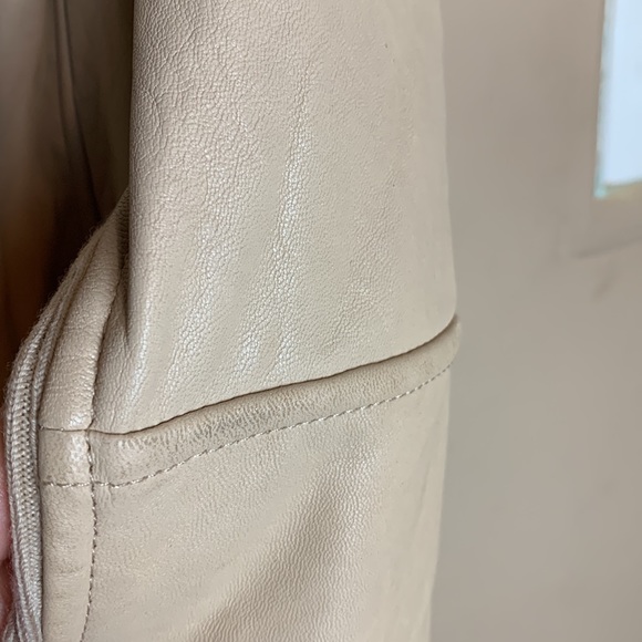 Vince Lamb Leather Moto Asymmetrical Jacket Size L - Picture 11 of 16